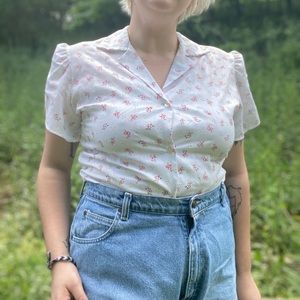 Cottagecore 70’s Blouse
